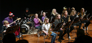 Hårup Skoles Bigband spiller på Rosenholm Festival