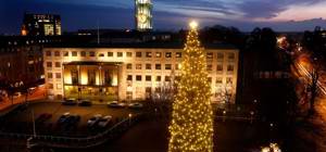 Juletræet tændes på Rådhuspladsen 